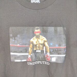 DGK Undisputed Mike Tyson T-Shirt Men’s 2XL Black Graphic Short Sleeve
